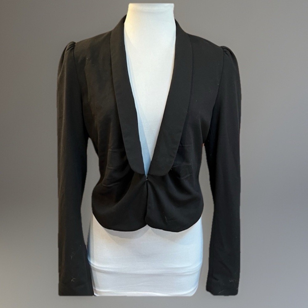 Black dressy H&M size 10 crop jacket